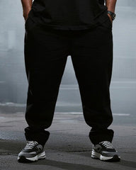 Big & Tall Men's HELLO DARKNESS MY OLD FRIEND HALLOWEEN ALL OVER Printed T-shirt Long Pants Set