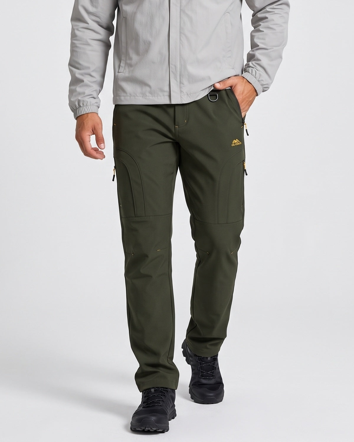 Men's winter basic warm trousers