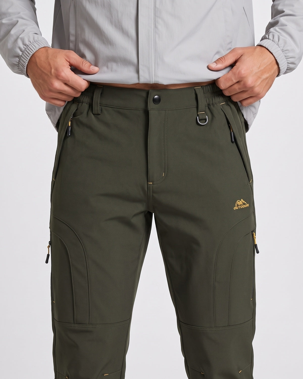 Men's winter basic warm trousers