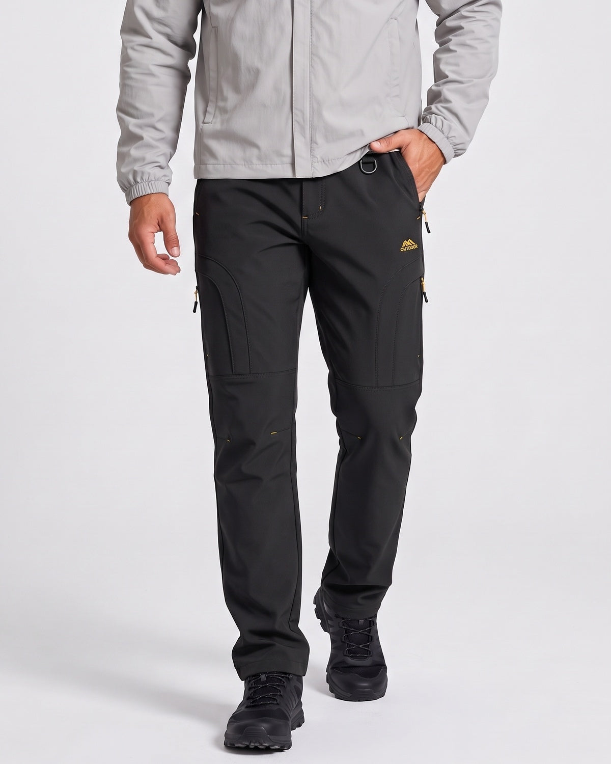 Men's winter basic warm trousers