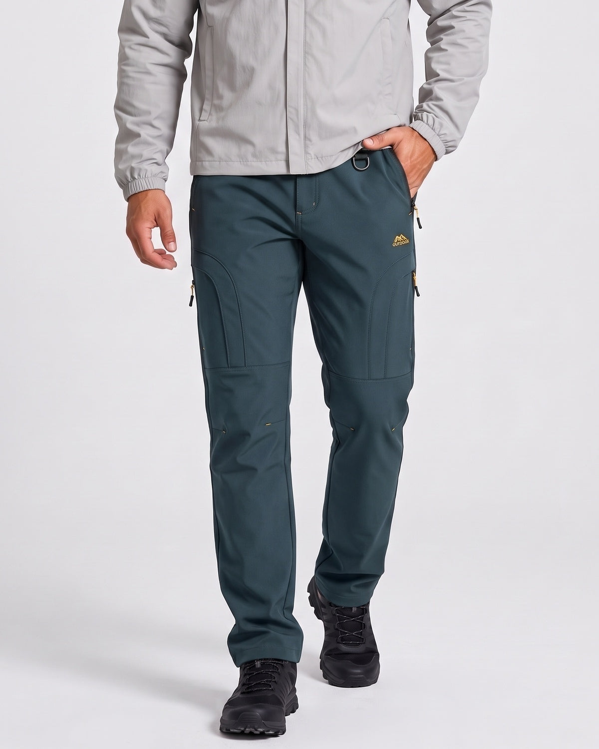 Men's winter basic warm trousers