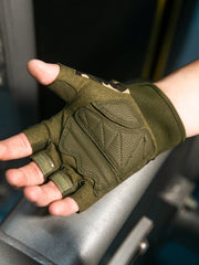 Half Finger Gloves Men's And Women's Military Fan Special Forces Camouflage Outdoor Riding Training