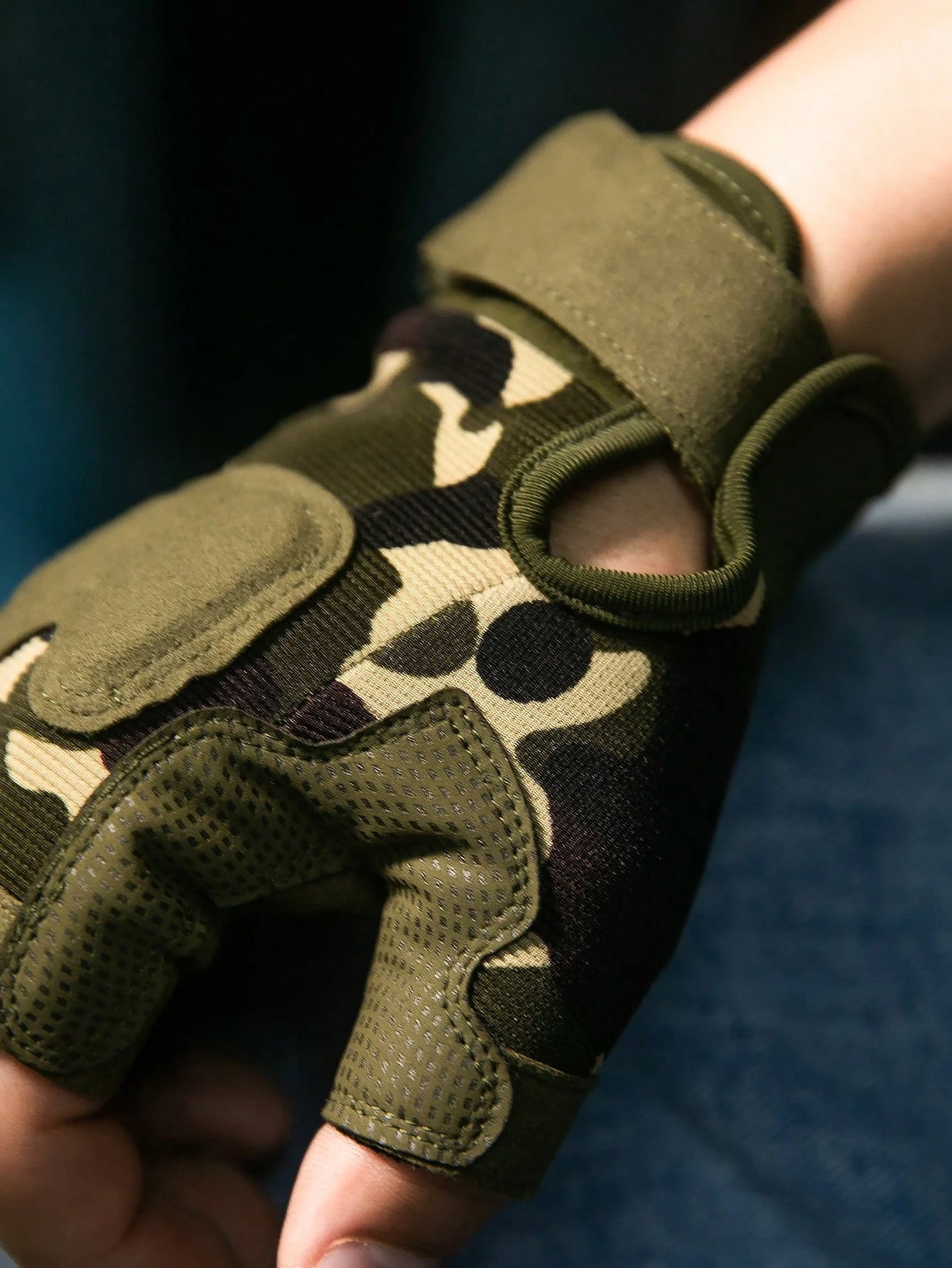Half Finger Gloves Men's And Women's Military Fan Special Forces Camouflage Outdoor Riding Training