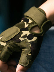Half Finger Gloves Men's And Women's Military Fan Special Forces Camouflage Outdoor Riding Training