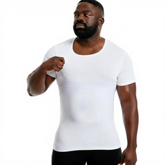 L-4XL Big & Tall Men's Abdominal And Chest Vest | Body Shaping Underwear Compression Vest |