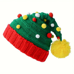 Autumn And Winter Bell Knitted Wool Christmas Hat Gift