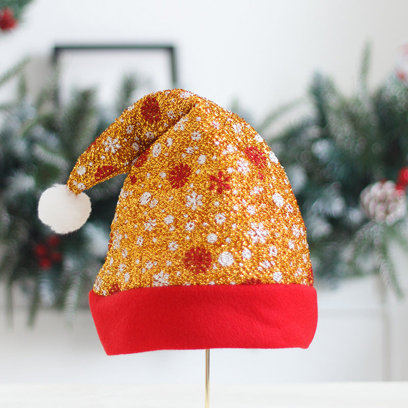 Color Snowflake Christmas Hat Party Headwear