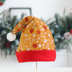 Color Snowflake Christmas Hat Party Headwear