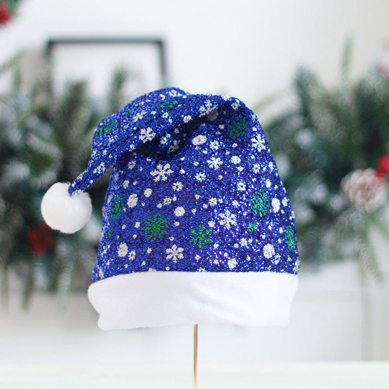 Color Snowflake Christmas Hat Party Headwear