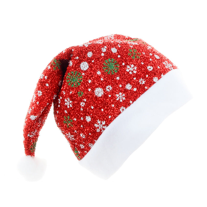 Color Snowflake Christmas Hat Party Headwear