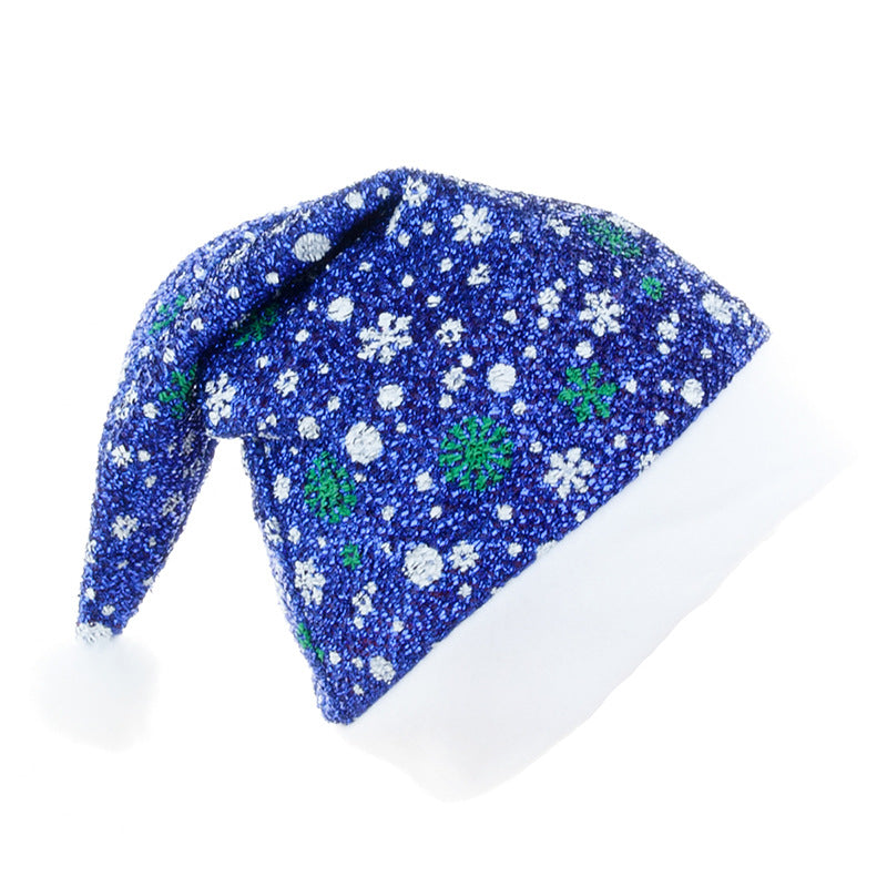 Color Snowflake Christmas Hat Party Headwear