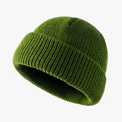 Solid Color Knitted Outdoor Cold-proof Wool Hat