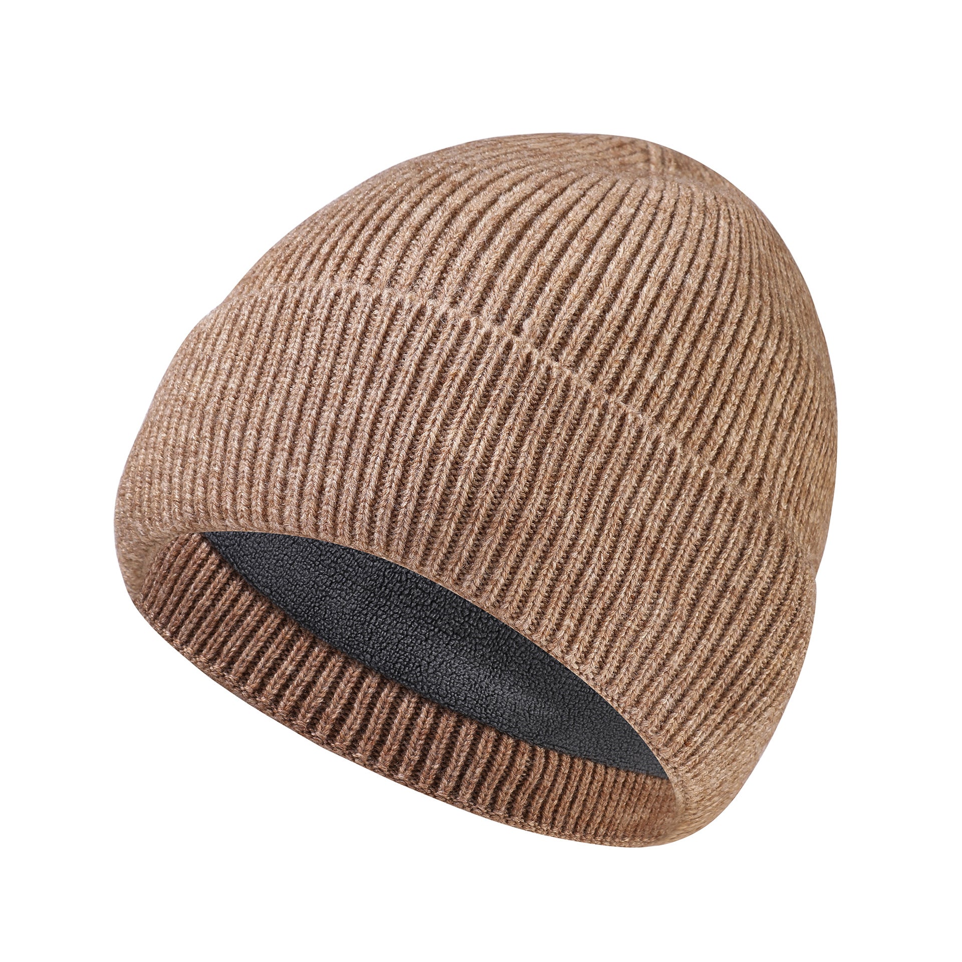 Simple All-match Thickened Knitted Wool Hat