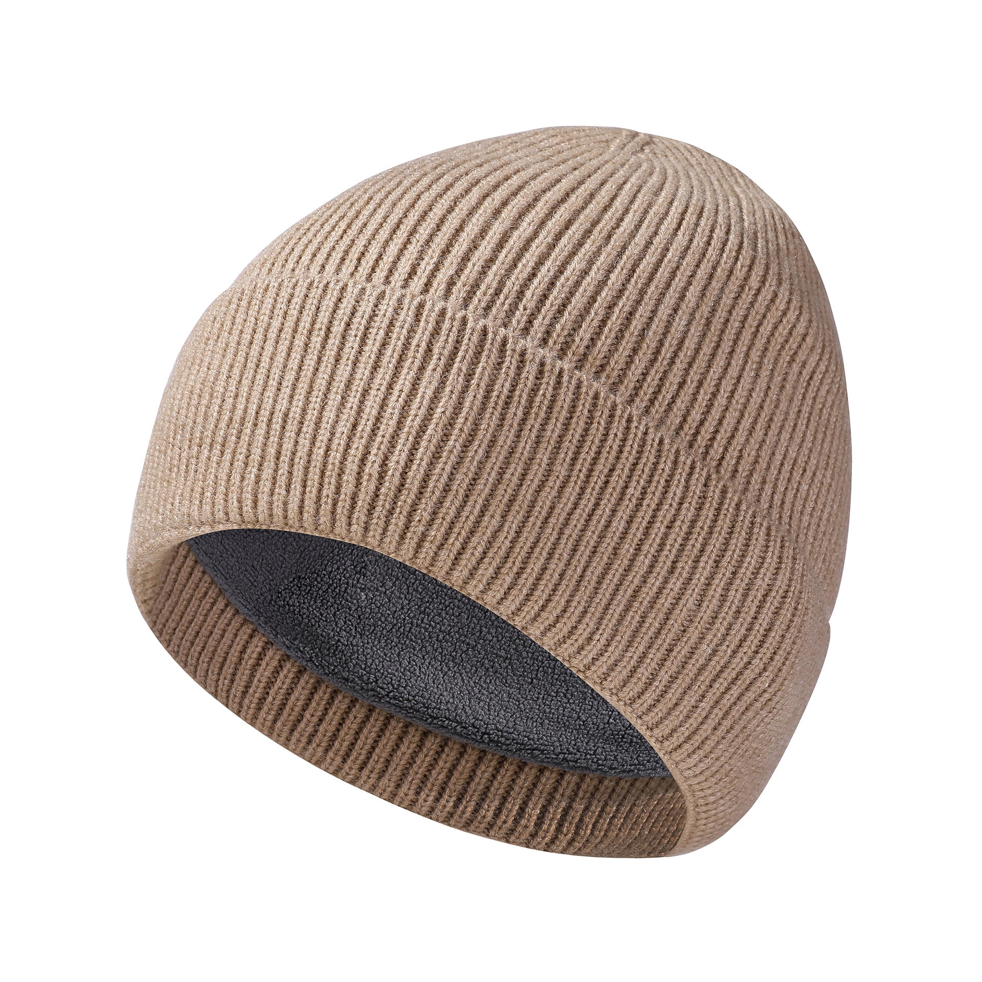 Simple All-match Thickened Knitted Wool Hat