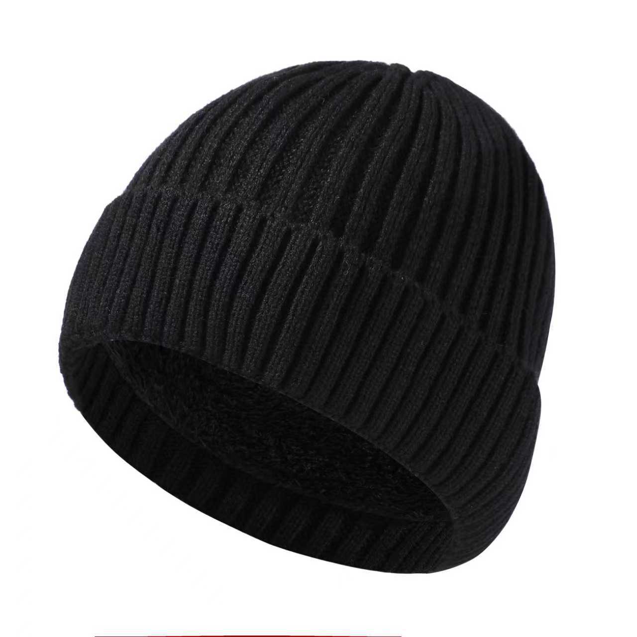 Autumn And Winter Solid Color Wool Hat Melon Skin Hat