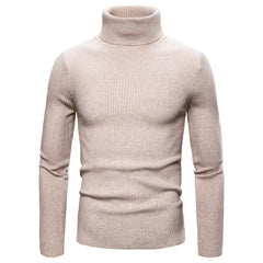 Big & Tall Men's Solid Color Turtleneck Base Sweater M-5XL