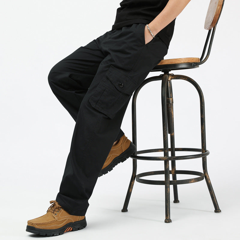 Big & Tall Men's Casual Tooling Straight Pants M-5XL