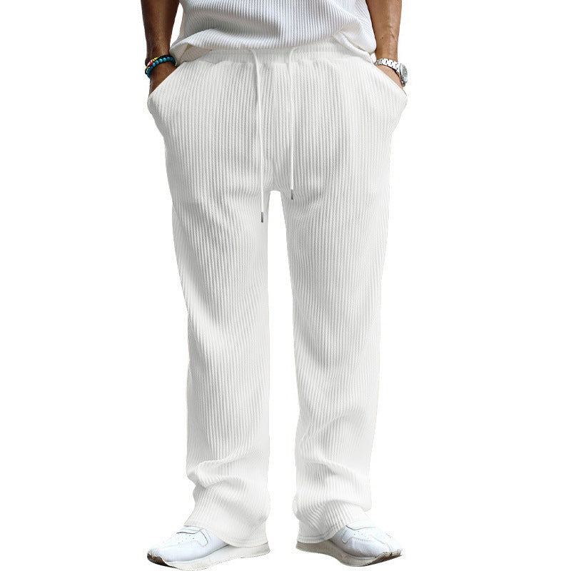 🔥50% Off Exclusive✨Big & Tall Men's Casual Striped Straight Pants L-3XL