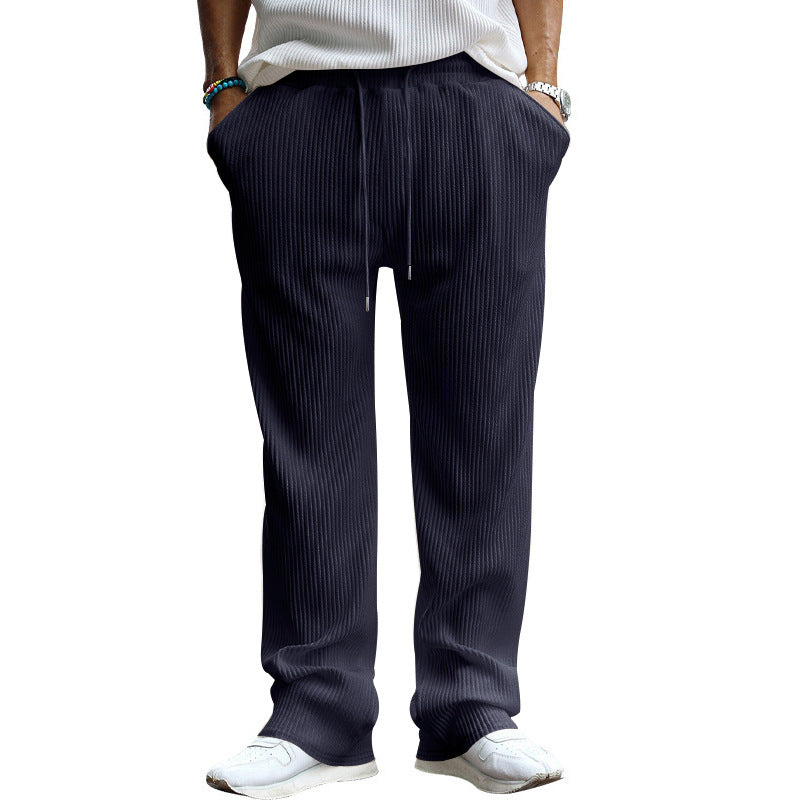 🔥50% Off Exclusive✨Big & Tall Men's Casual Striped Straight Pants L-3XL