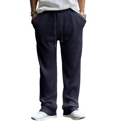 🔥50% Off Exclusive✨Big & Tall Men's Casual Striped Straight Pants L-3XL