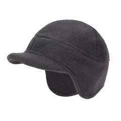 Fleece Short-brimmed Cap Warm Windproof Hat