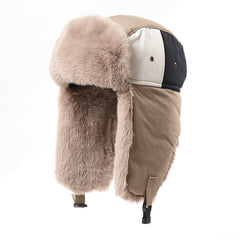 Color Matching Thick Outdoor Warm Pilot Cap