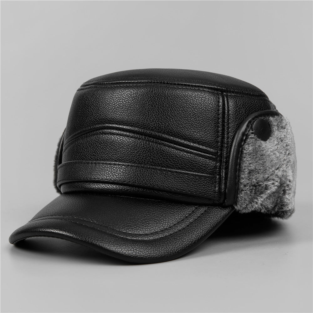 Warm Cold Ear Protection Flat Cap