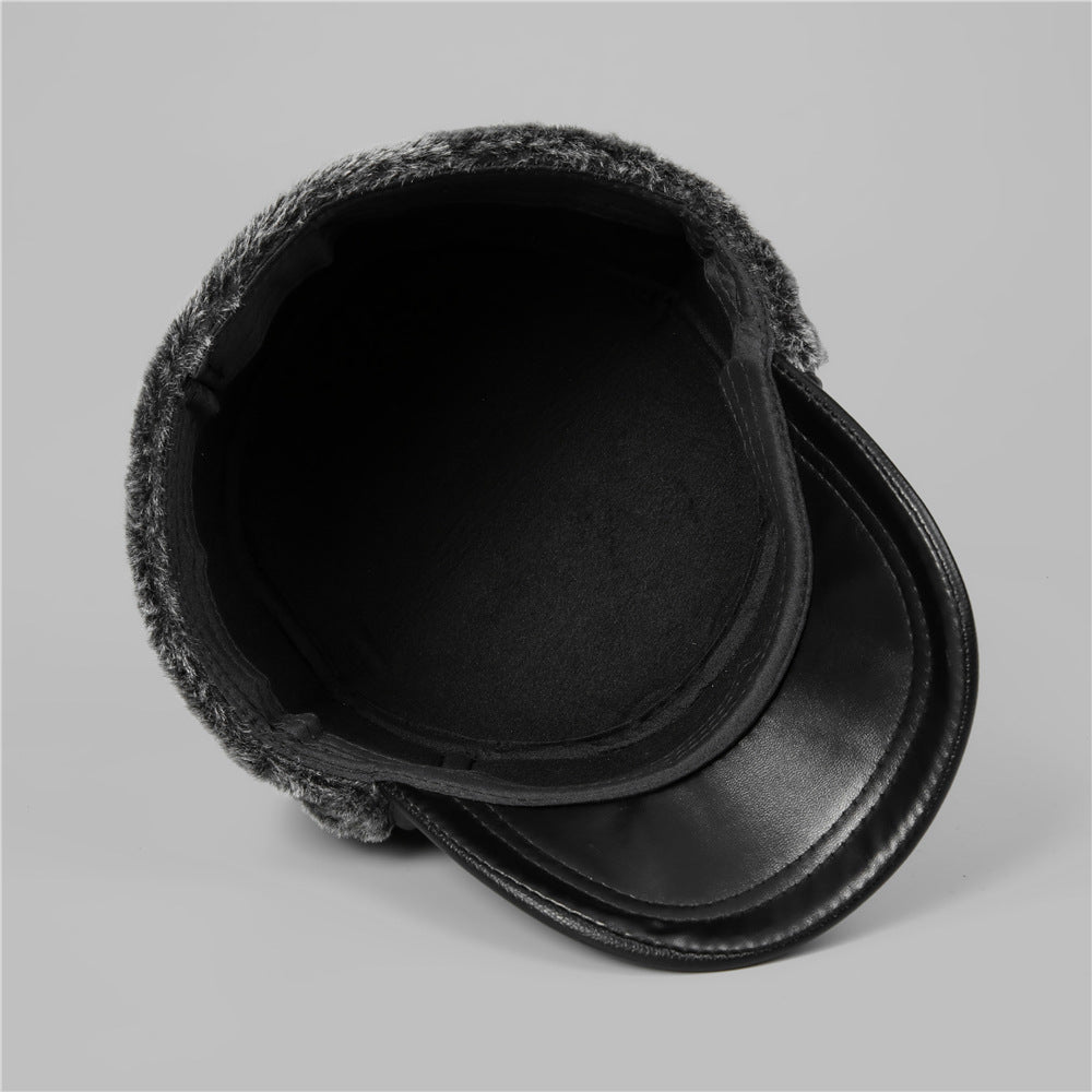 Warm Cold Ear Protection Flat Cap