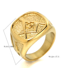 Men's Masonic Ring