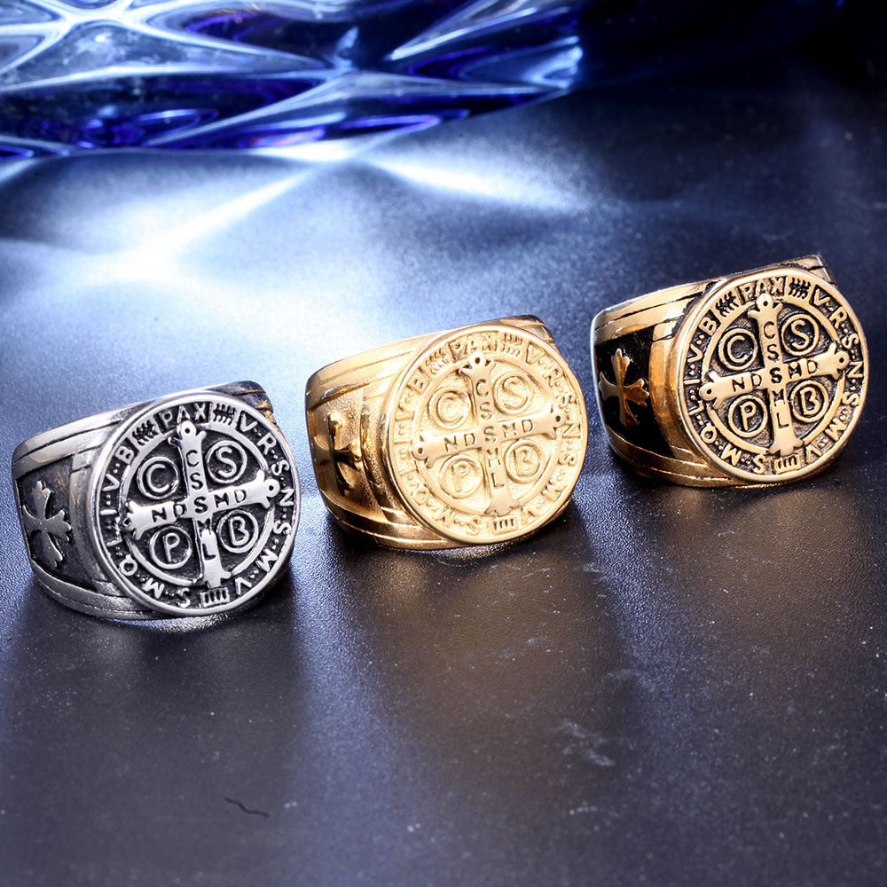 Cross Vintage Men's Punk Jewelry