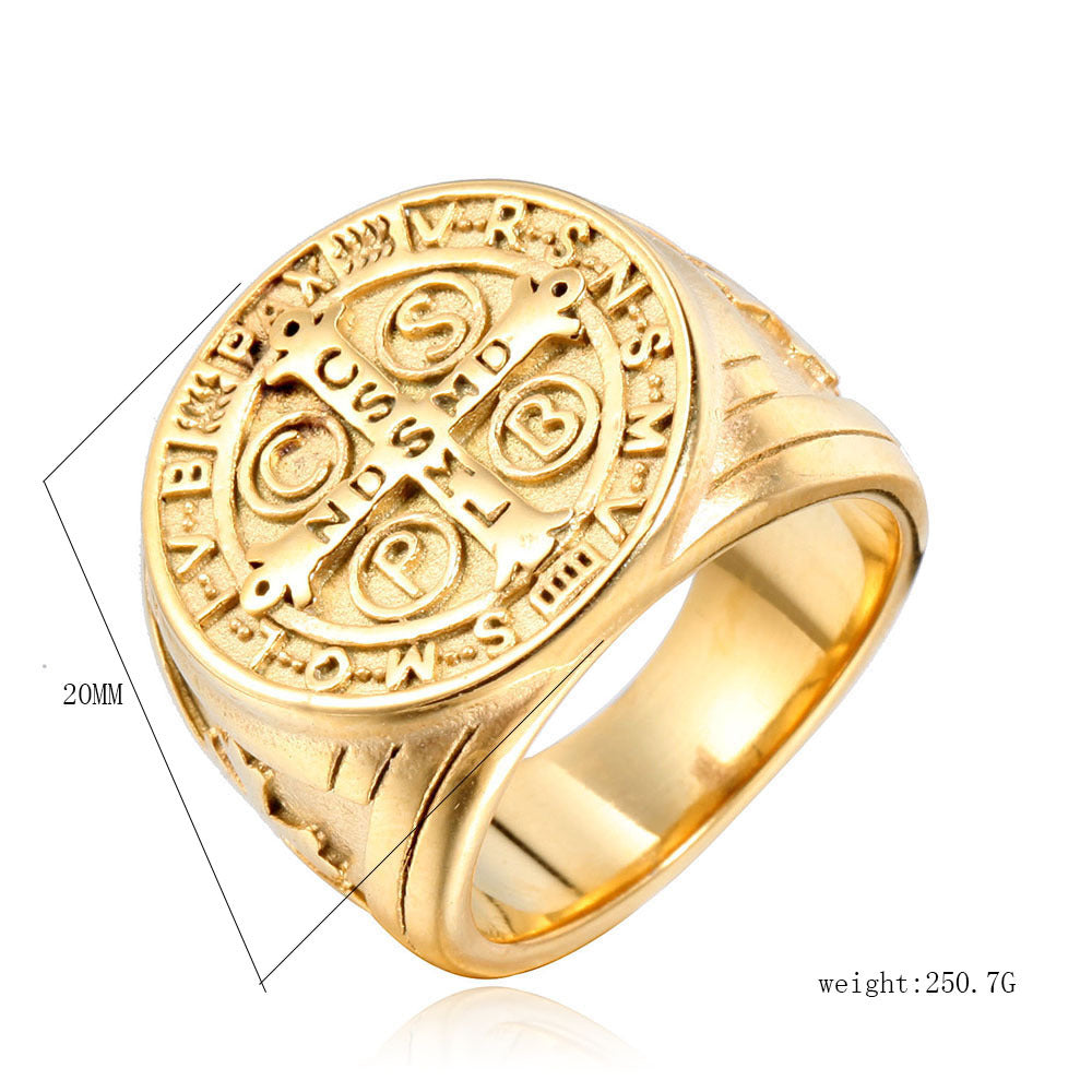 Cross Vintage Men's Punk Jewelry