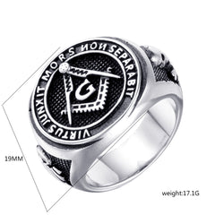 Vintage Masonic Logo Men's Ring