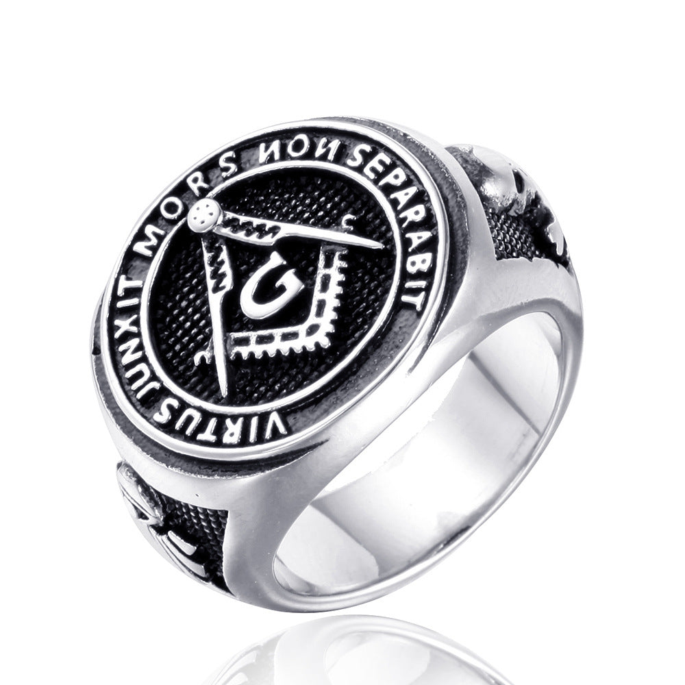 Vintage Masonic Logo Men's Ring