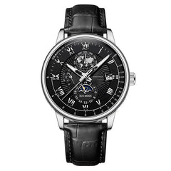 Three Eyes Calendar Star Moon Fashion Men's Watch