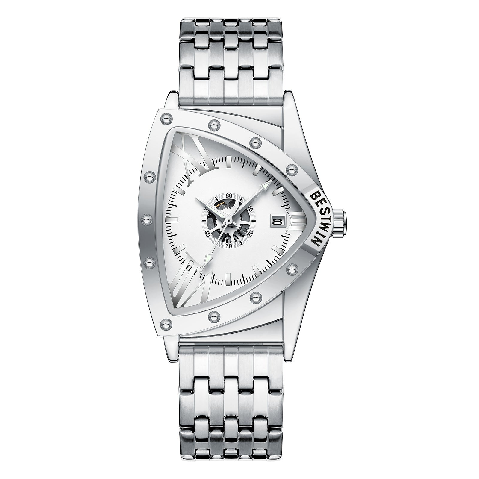 Men's Watch Triangle Personality Hip-hop Quartz Watch