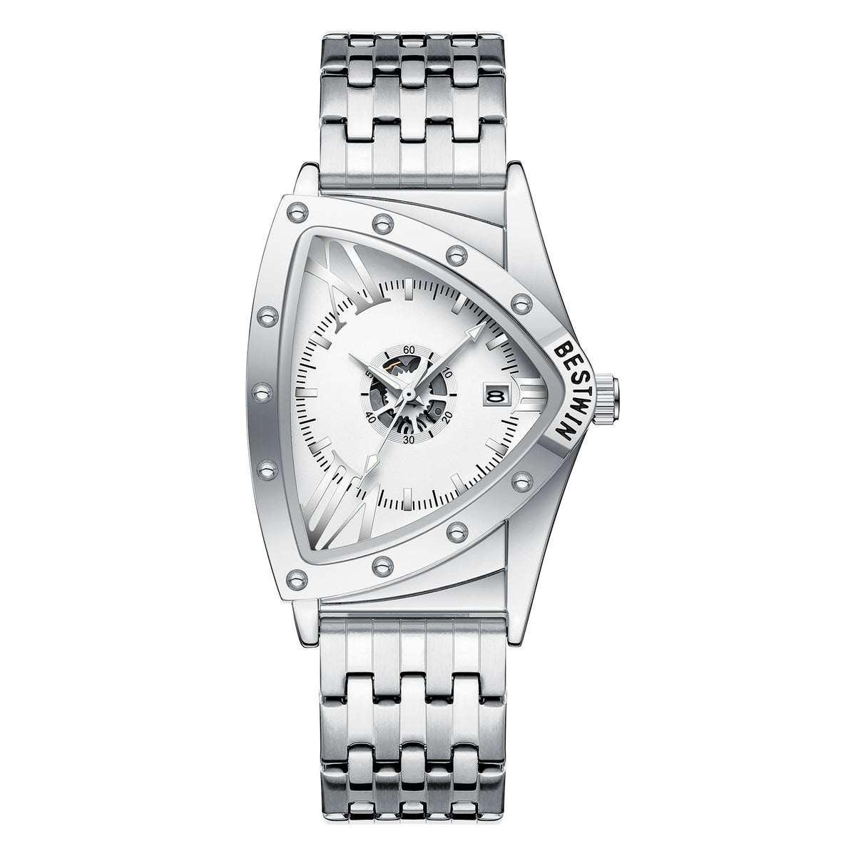 Men's Watch Triangle Personality Hip-hop Quartz Watch