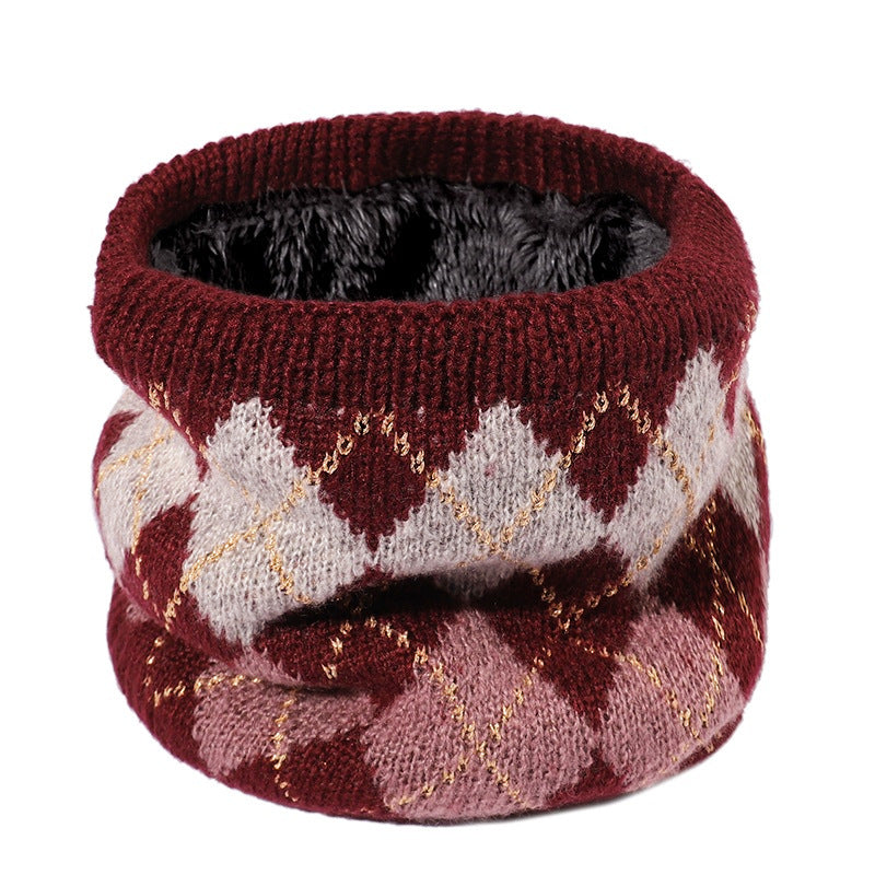 Autumn And Winter Velvet Neck Protection Outdoor Riding Warm Cold Wind Scarf Neck Sleeve