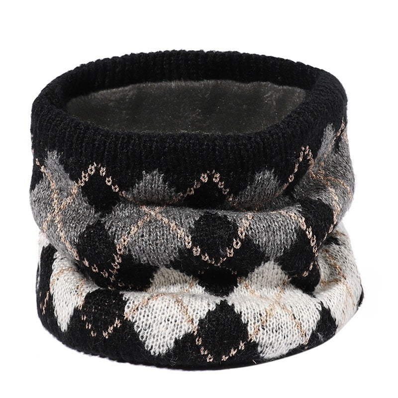 Autumn And Winter Velvet Neck Protection Outdoor Riding Warm Cold Wind Scarf Neck Sleeve