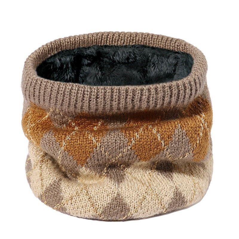 Autumn And Winter Velvet Neck Protection Outdoor Riding Warm Cold Wind Scarf Neck Sleeve