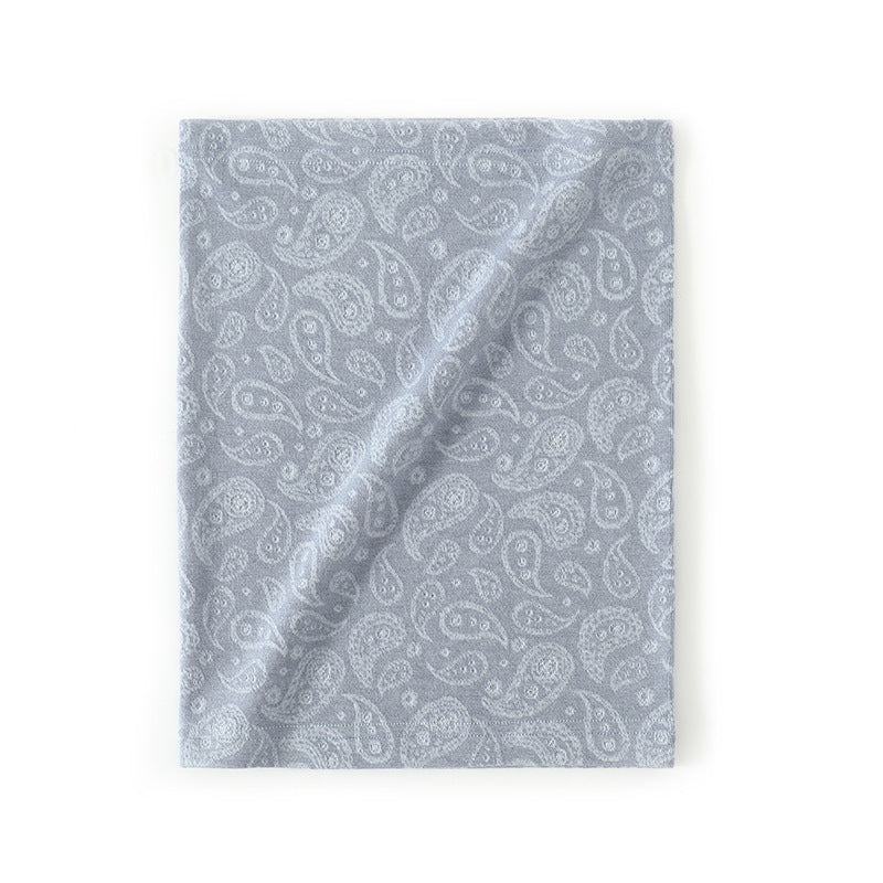 Autumn And Winter Paisley Jacquard Warm Windproof Mask Scarf