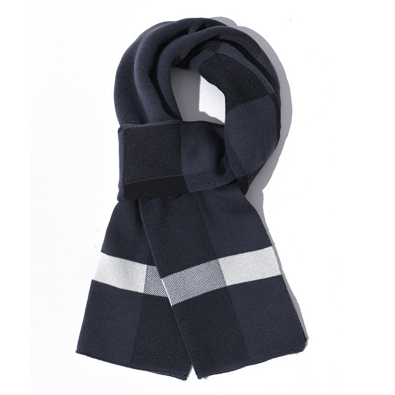 Autumn And Winter Warm Plaid Thick Scarf For Men And Women