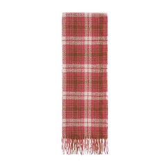 Autumn And Winter Christmas Red And Green Plaid Tassel Scarf Shawl