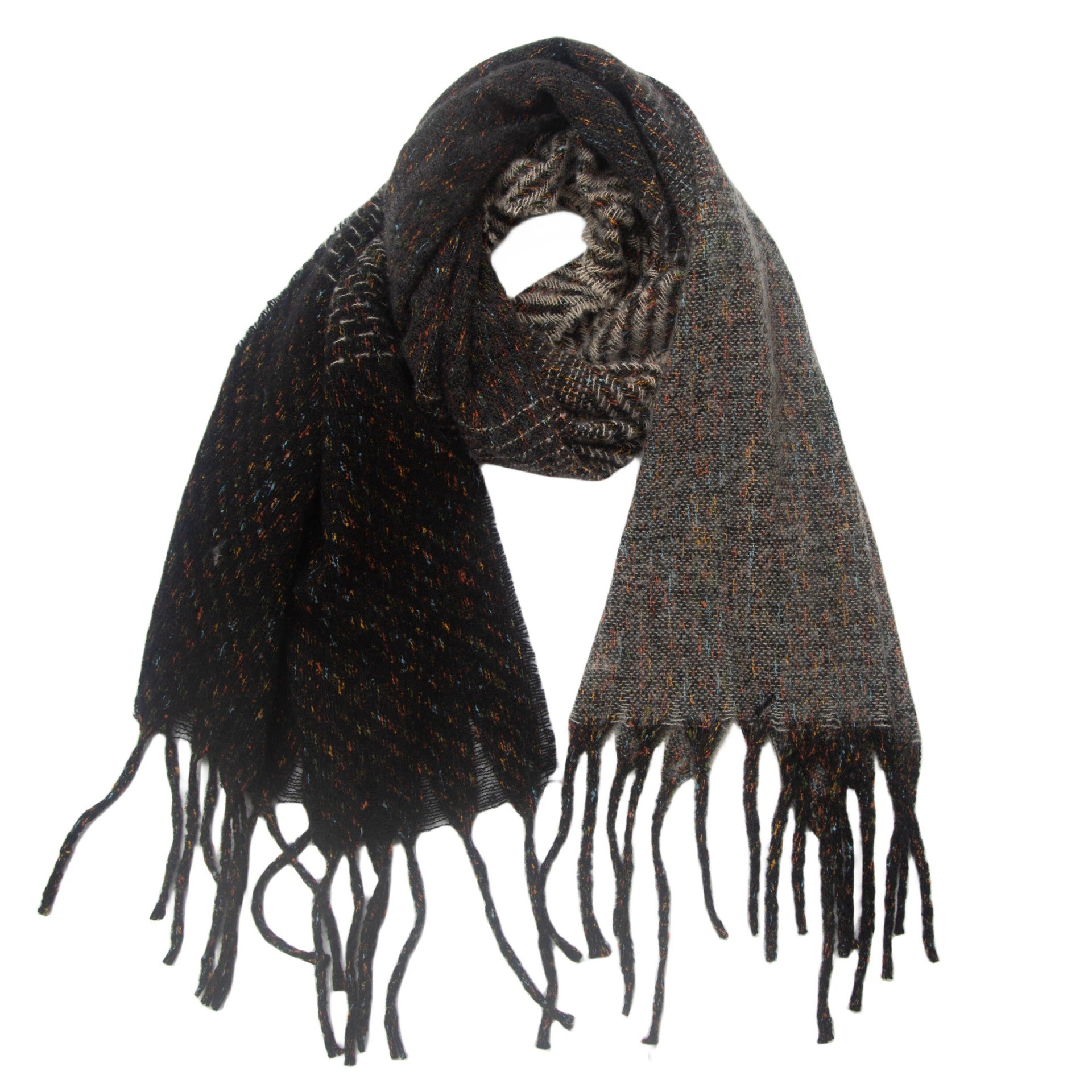 Scarf Autumn And Winter Men's And Women's Gradual Color Scarf Shawl