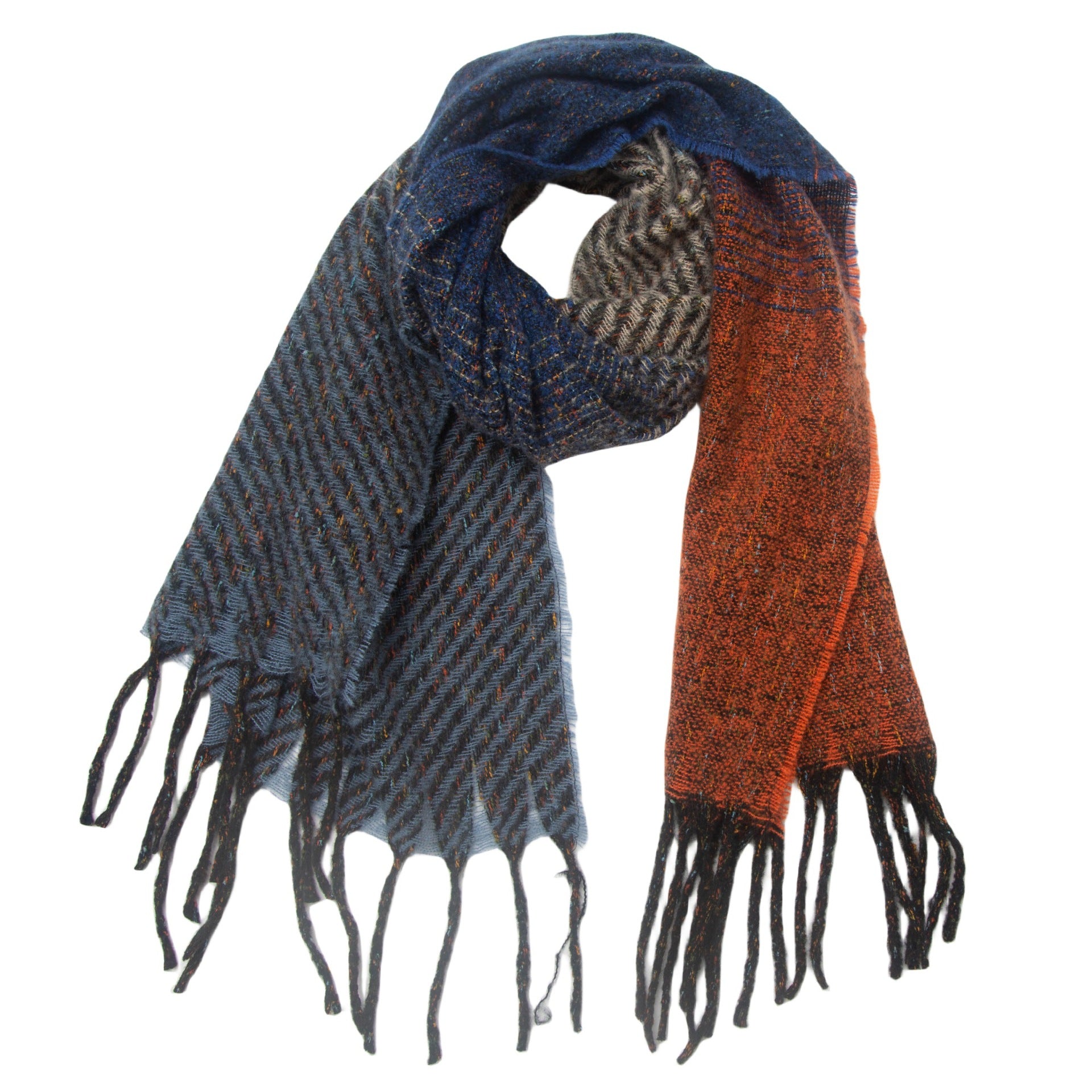 Scarf Autumn And Winter Men's And Women's Gradual Color Scarf Shawl