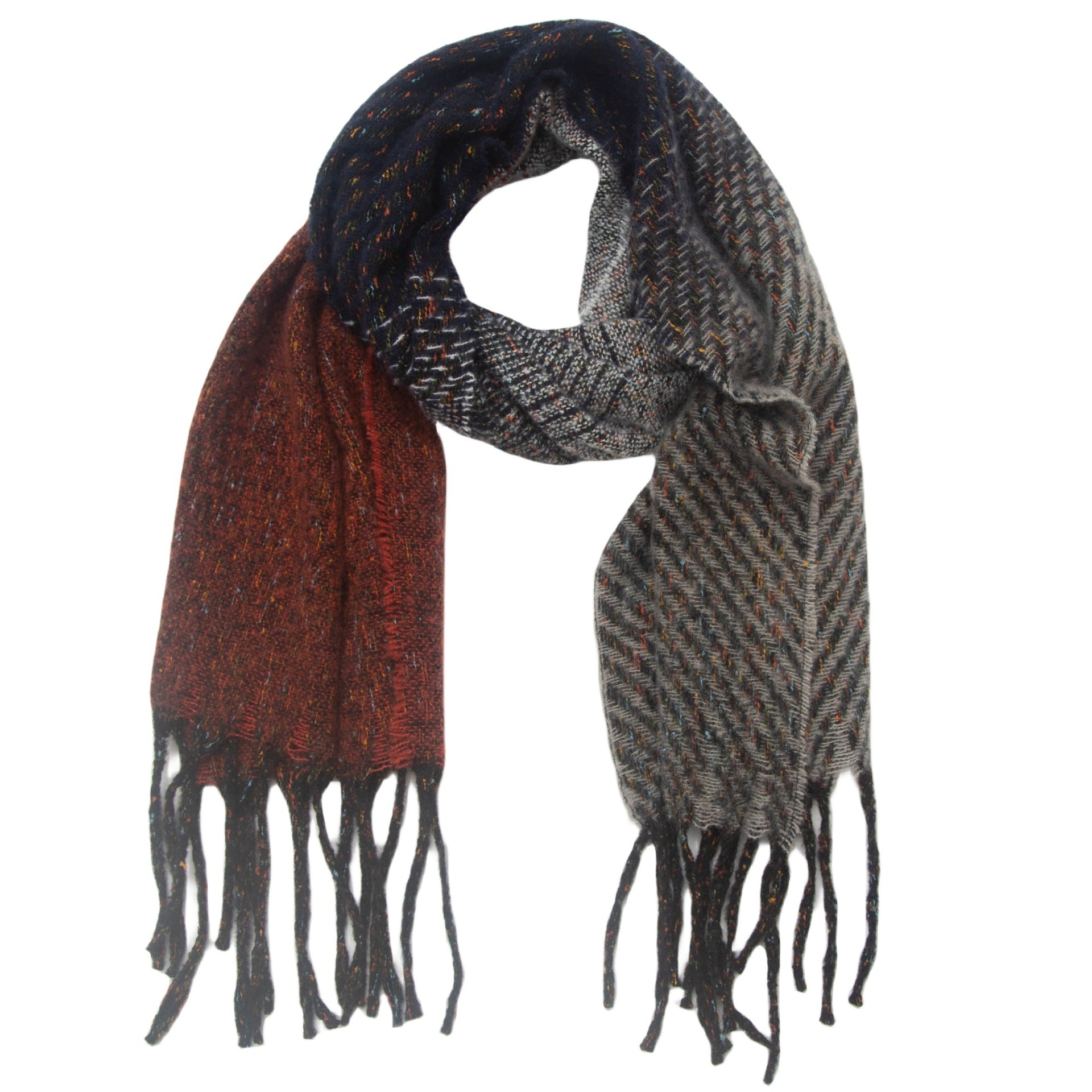 Scarf Autumn And Winter Men's And Women's Gradual Color Scarf Shawl