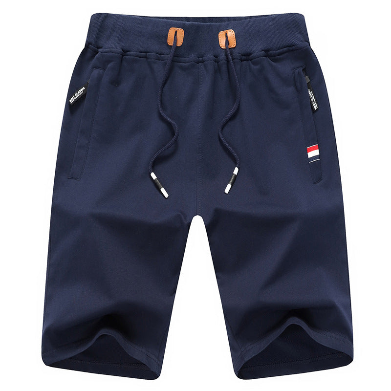 Big & Tall Men's Casual Sports Pants Stretch Elastic Zipper Pocket Shorts M-7XL