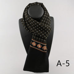 Men's Double Wash Fleece British Business Scarf