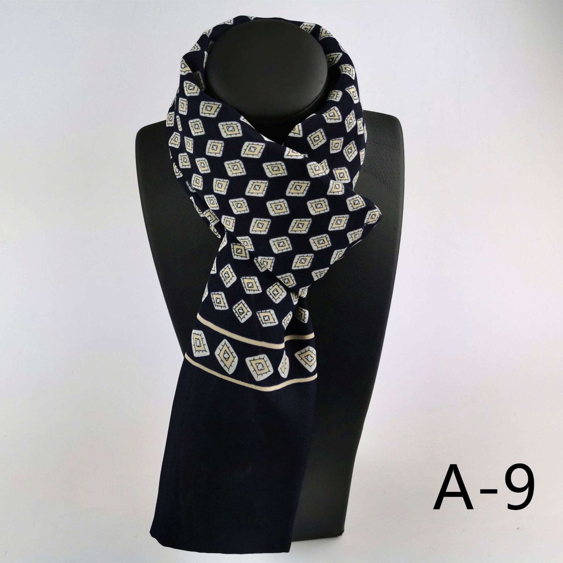 Men's Double Wash Fleece British Business Scarf