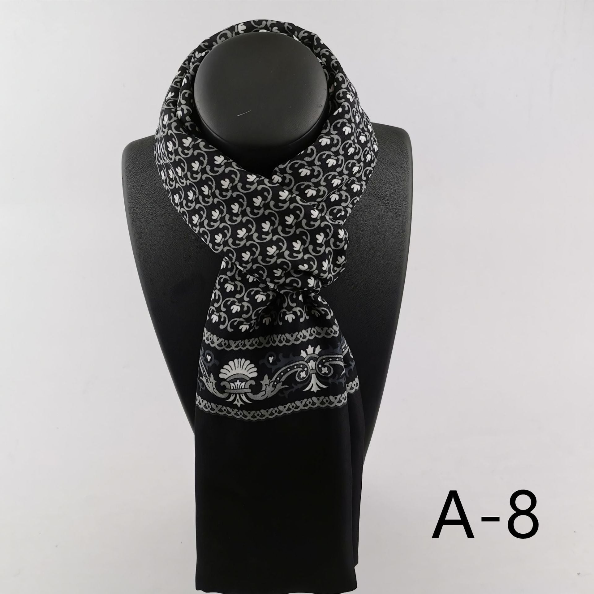 Men's Double Wash Fleece British Business Scarf