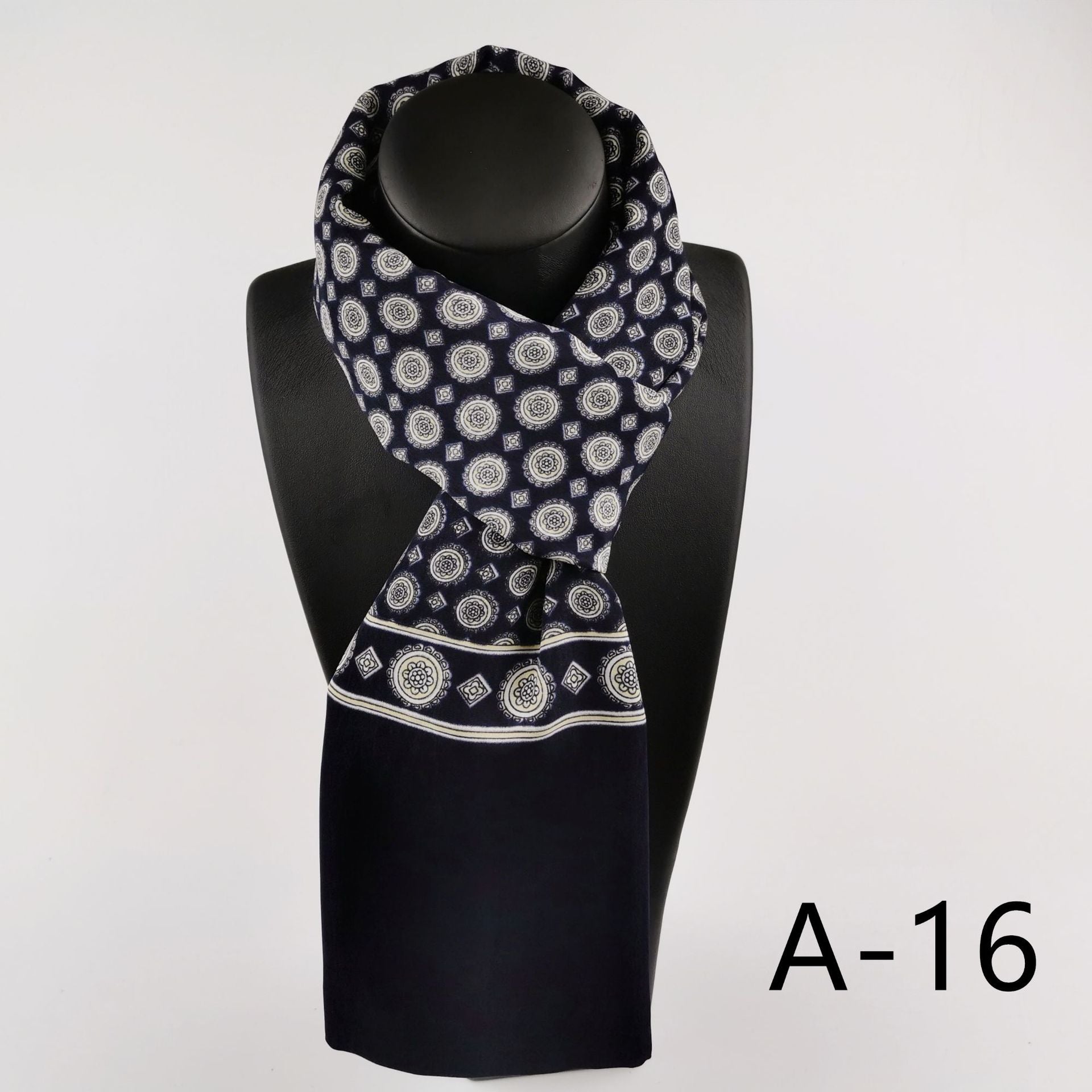 Men's Double Wash Fleece British Business Scarf